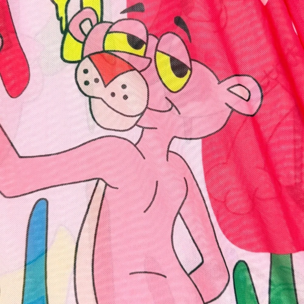 Pink Panther Graphic Women's Sheer Top - Picture 6 of 10